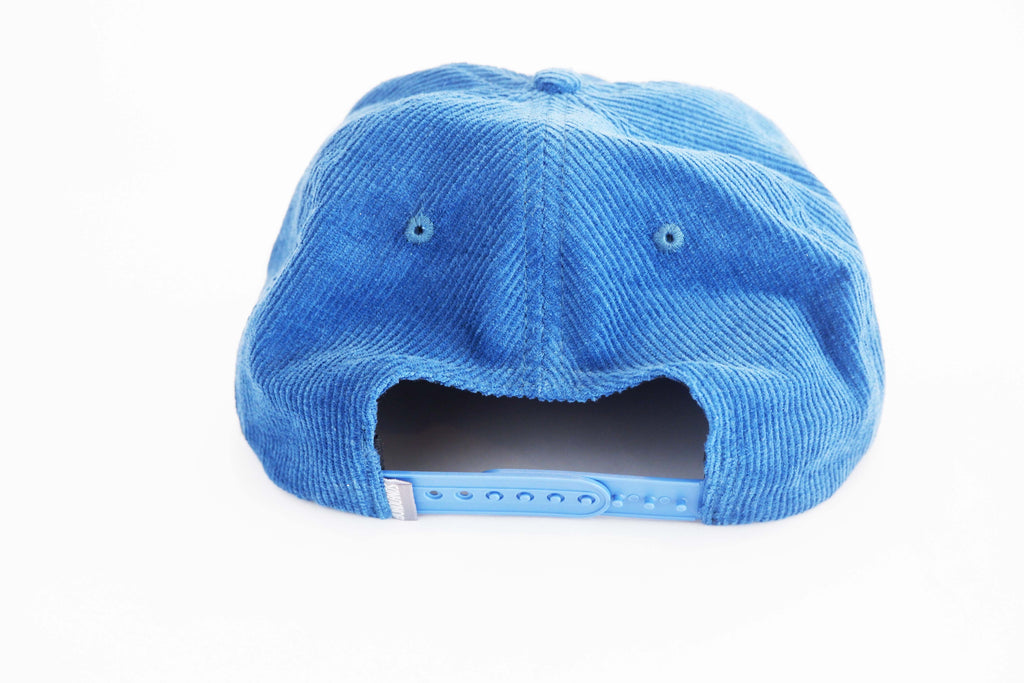 Fjordlands Cord Hat from back profile. 
